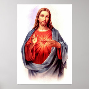 Poster Sacred Heart of Jesus