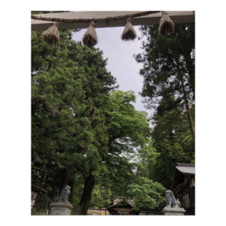 Pôster Sacred Shrine Entrance in Japan