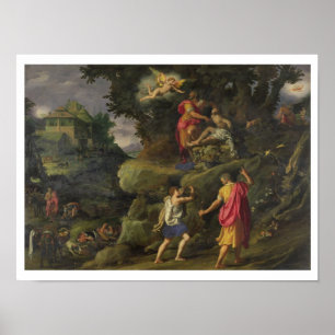 Pôster Sacrifício de Isaac, 1601 (óleo no painel)