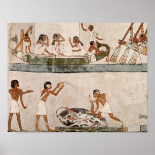 Pôster Sacrifício e purificação de um touro