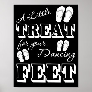 Poster Sacudir Flop Dancing Wedding Sign - 11" x 14"