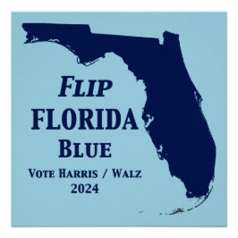 Pôster Sacudir Florida Blue em 2024