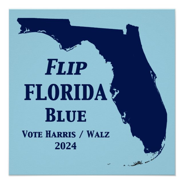 Pôster Sacudir Florida Blue em 2024 (Frente)