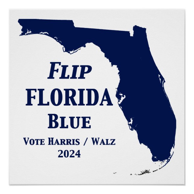 Pôster Sacudir Florida Blue em 2024 (Frente)