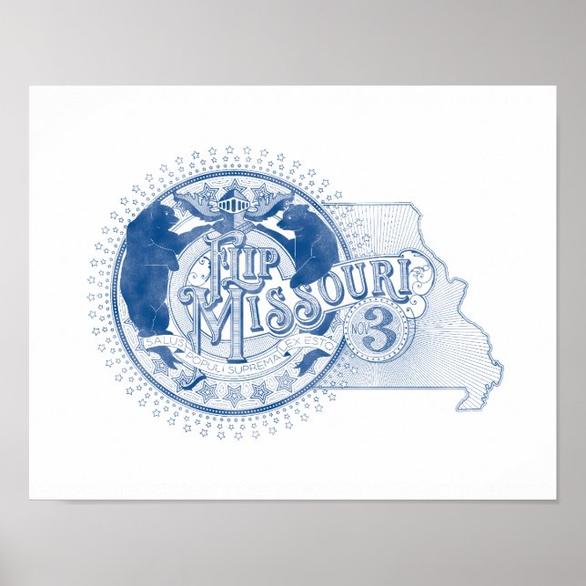 Poster Sacudir Missouri (Frente)