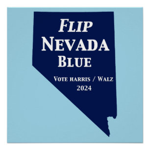 Pôster Sacudir Nevada Blue em 2024