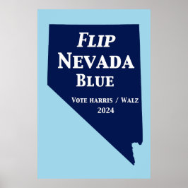 Poster Sacudir Nevada Blue em 2024