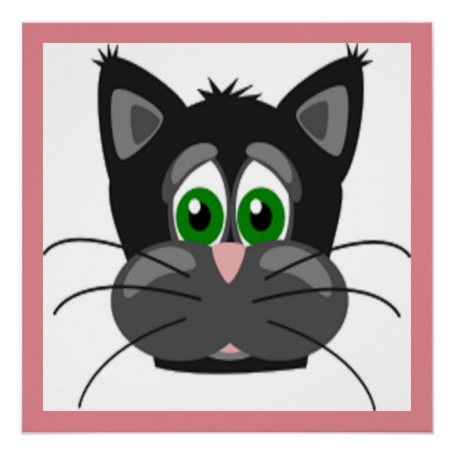 PÔSTER SAD CAT (Frente)
