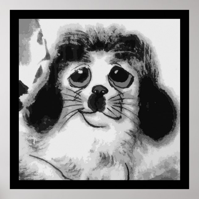 POSTER SAD DOG (Frente)