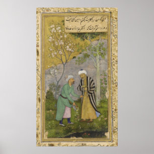 Poster Sadi em um Jardim Rosa