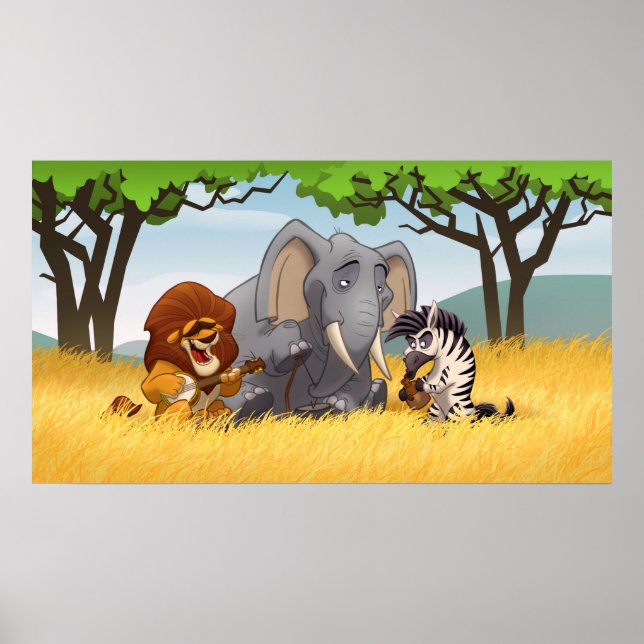 Pôster Safari Jug Banda (Frente)