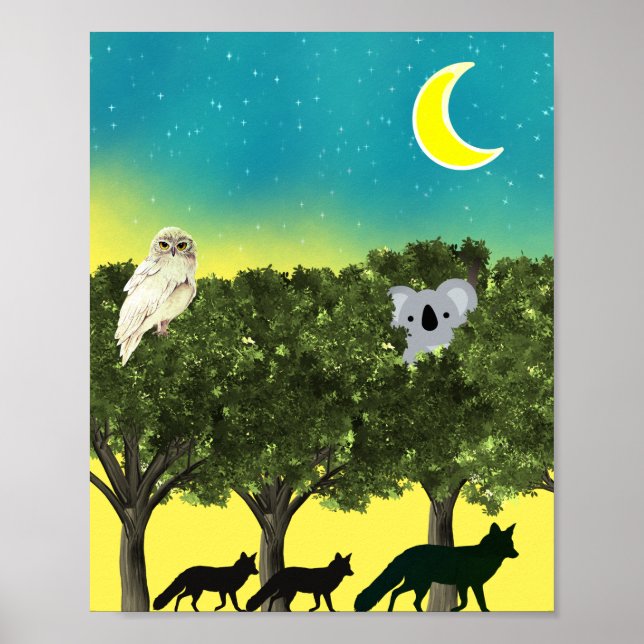 Poster Safari Night (Frente)