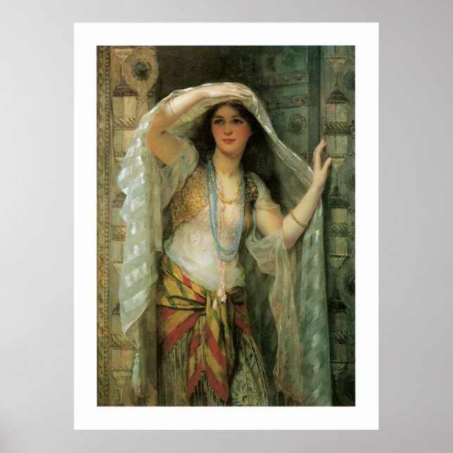 Pôster Safie, uma das três damas de Bagdá (Frente)