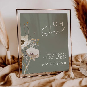 Poster Sage de Flor Silvestre Caprichosa Oh Snap Cartaz H
