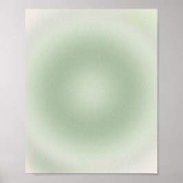 Poster Sage Green Gradient Aura