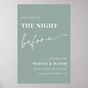 Poster Sage Green Na Noite Antes Do Ensaio Sinal De Boas-