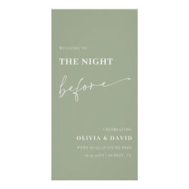 Pôster Sage Green Na Noite Antes Do Teste Sinal De Janto