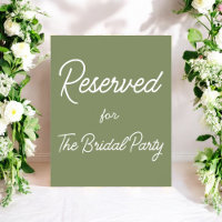 Sage Green - Sinal de casamento reservado