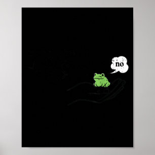 Poster Sage Rã Meme Engraçado Cartoon Animal Homens Mulhe