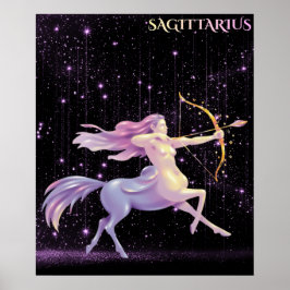 Poster Sagitário Celestial – Arte Astrológica