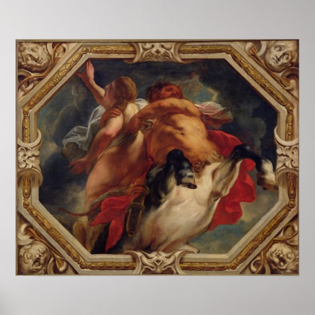 Pôster Sagitário, dos Sinais do Zodíaco (Frente)