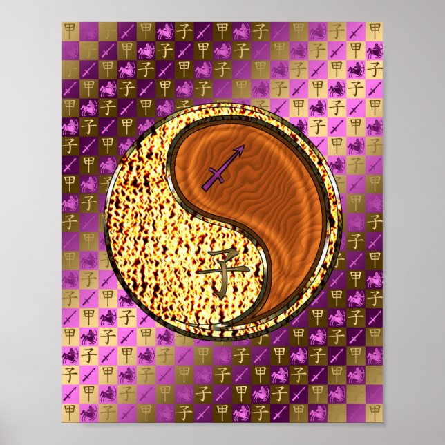 Poster Sagitário e Rato de Madeira (Frente)