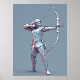 Poster Sagitário Sinal Zodiac