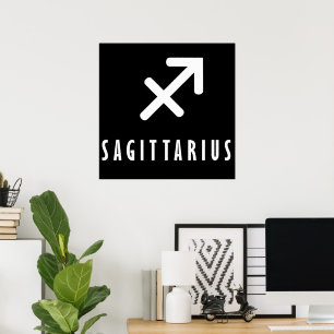 Poster Sagitario zodiac