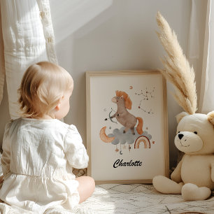 Poster Sagittarius Baby - Para O Seu Pequeno Arqueiro Zod