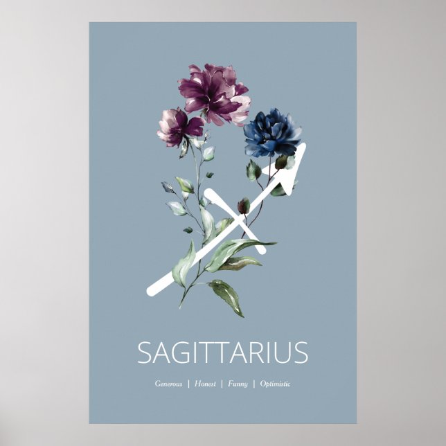 Poster Sagittarius Wall Art Print (Frente)