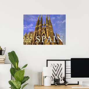 Poster Sagrada Família   Barcelona, Espanha