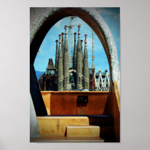 Poster Sagrada Familia Espanha de Barcelona Catalunha