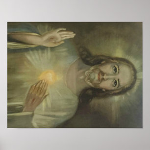 Poster Sagrado Coração de Jesus