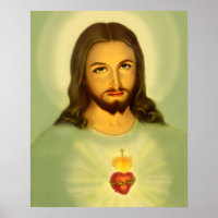 Sagrado Coração de Jesus Verde Tradicional