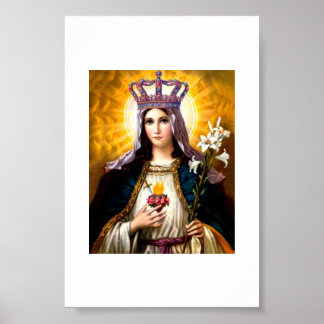Poster Sagrado Coração de Maria