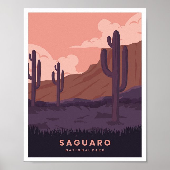 Poster Saguaro Arizona (Frente)