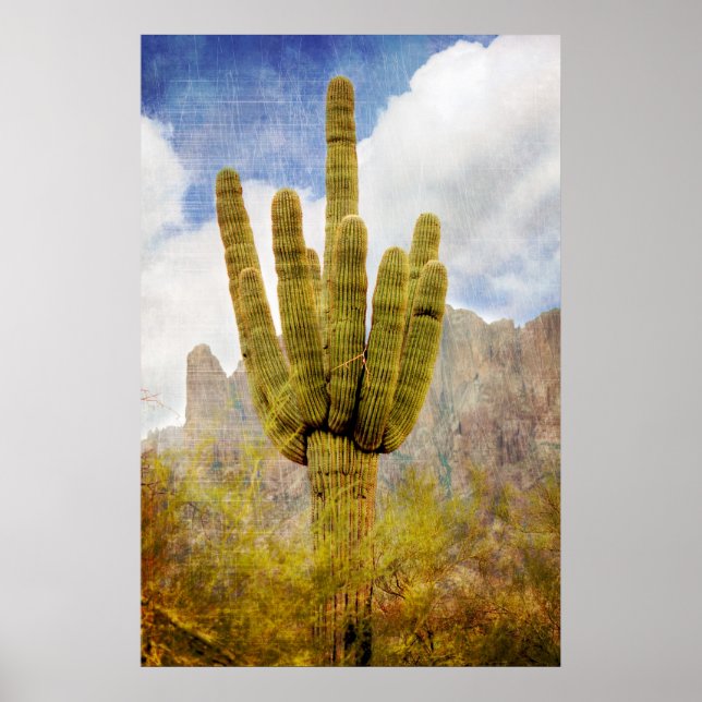 Poster Saguaro Cactus (Frente)