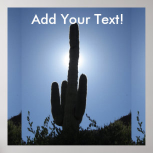 Pôster Saguaro obscuro