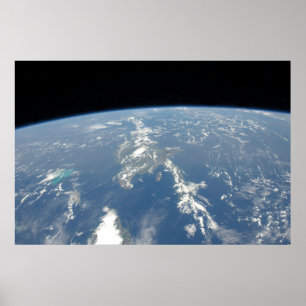 Poster Saharan Dust soprando Westward No Atlântico.