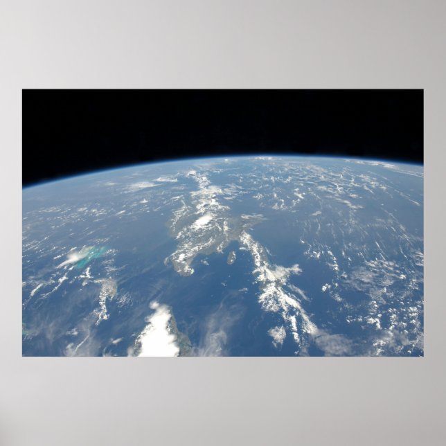 Poster Saharan Dust soprando Westward No Atlântico. (Frente)