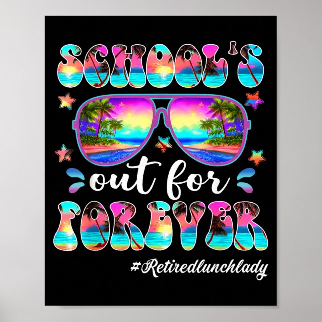 Poster Sai a Escola Para a Vida de Merendeira da Cafeteri (Frente)