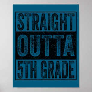 Poster Sai direto da 5ª série turma de 2026 graduado