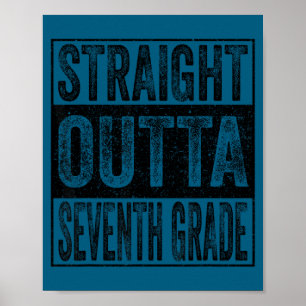 Poster Sai direto da aula da sétima série graduado em 202