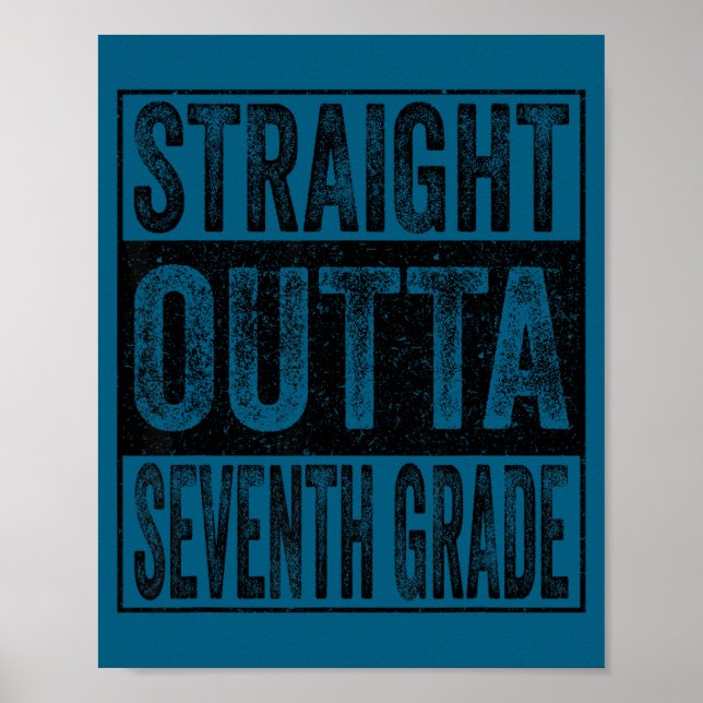 Poster Sai direto da aula da sétima série graduado em 202 (Frente)