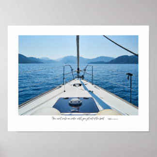 Poster "Sai do barco"