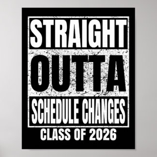Poster Sai Fora das Mudanças de Cronograma Graduado 2026