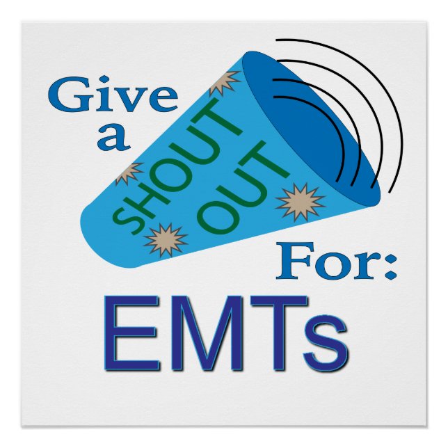 Pôster Saia para EMTs (Frente)