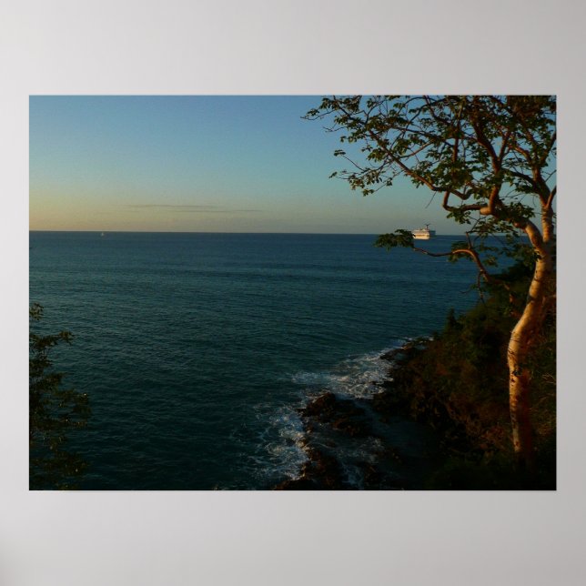 Pôster Saída de vela no Sunset II (Frente)