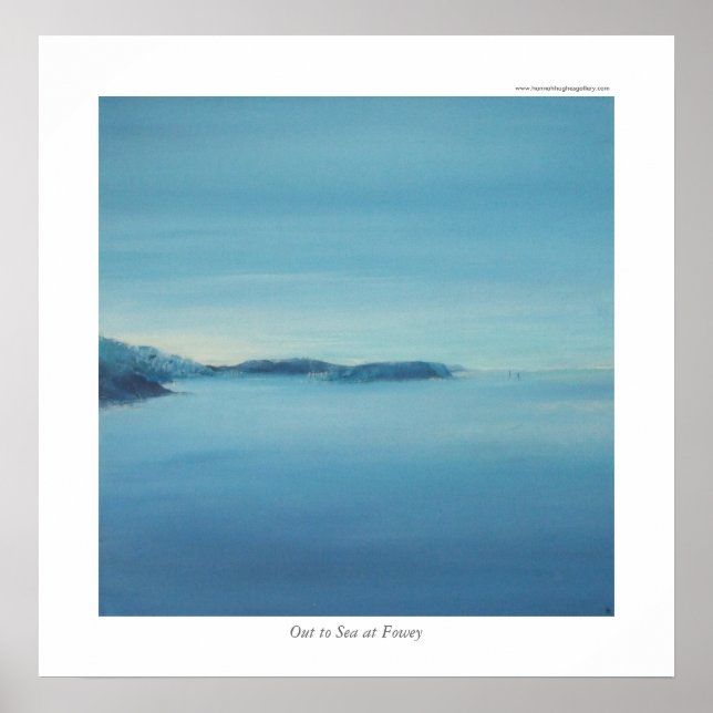 Pôster Saída para o mar em Fowey (Frente)
