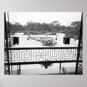 Poster Saigon HCMC Vietnam, Helicóptero Huey